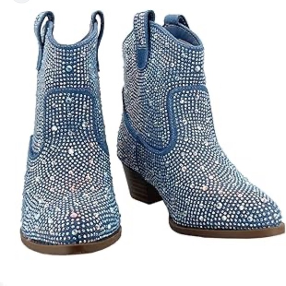 Link Other - Link Blue Sparkle Kids Boots